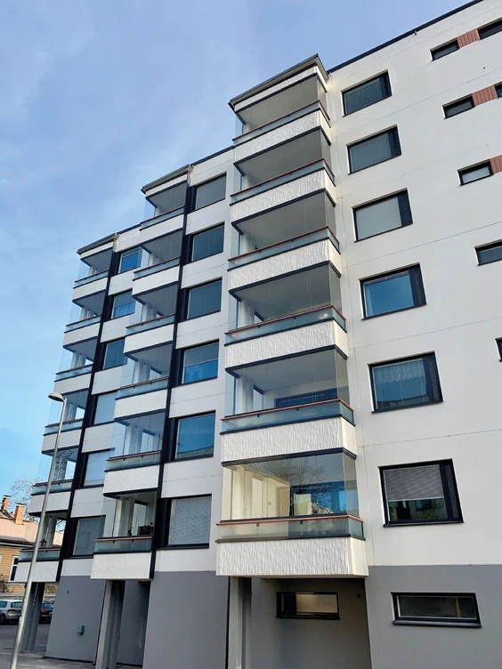 Balcon urbain et contemporain 