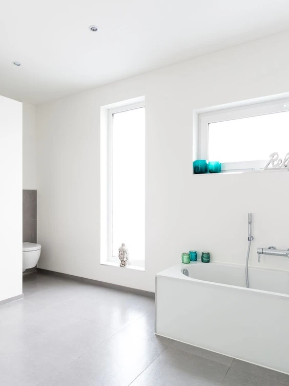 white bathroom