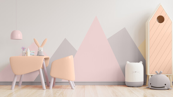 chambre couleur pastel