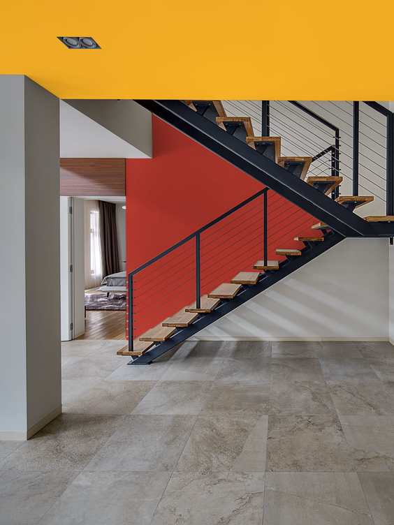 Une décoration intérieure fonctionnelle et graphique