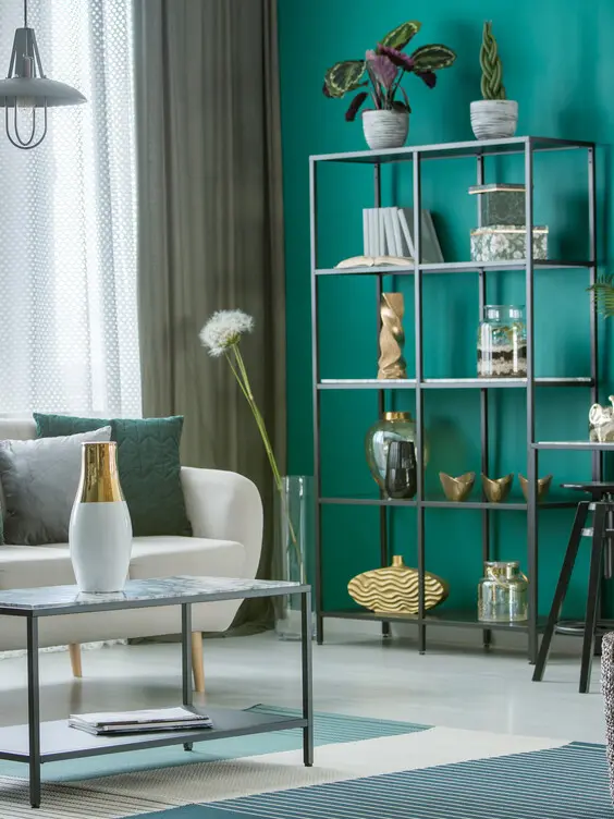 turquoise salon