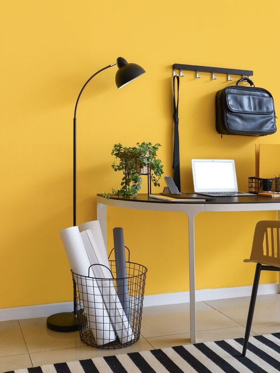 jaune bureau