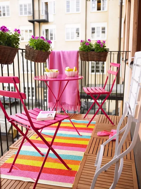 balcon rose