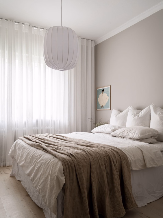 chambre beige