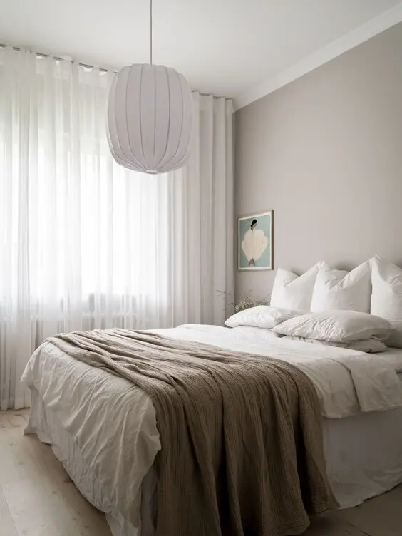 chambre beige