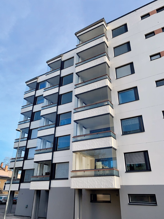 Balcon urbain et contemporain 