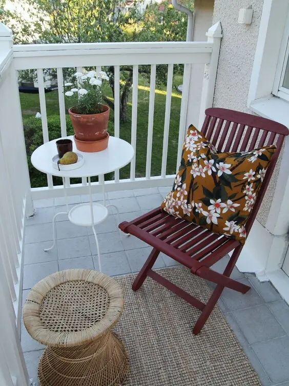 balcon blanc