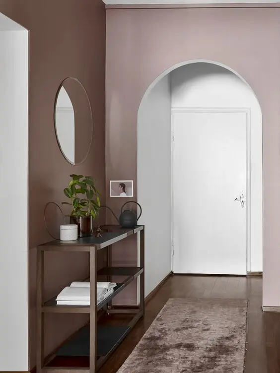 brown hallway
