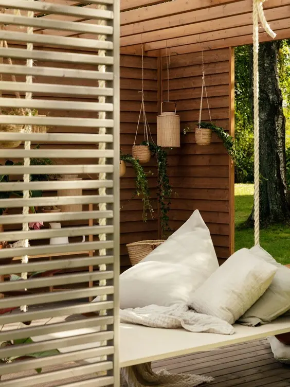 pergola ton brun