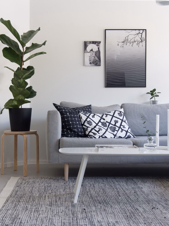 white livingroom