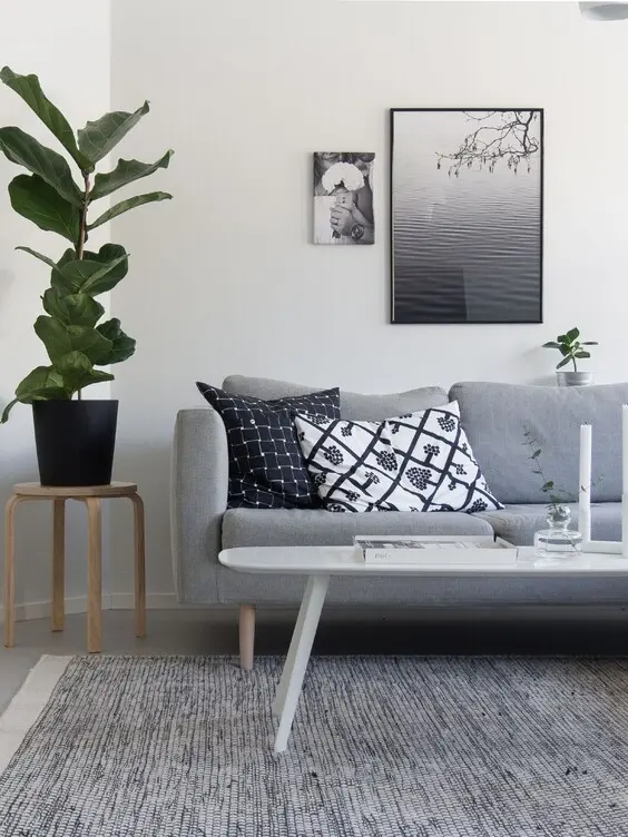 white livingroom