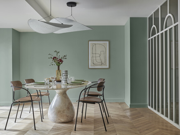 salle à manger vert