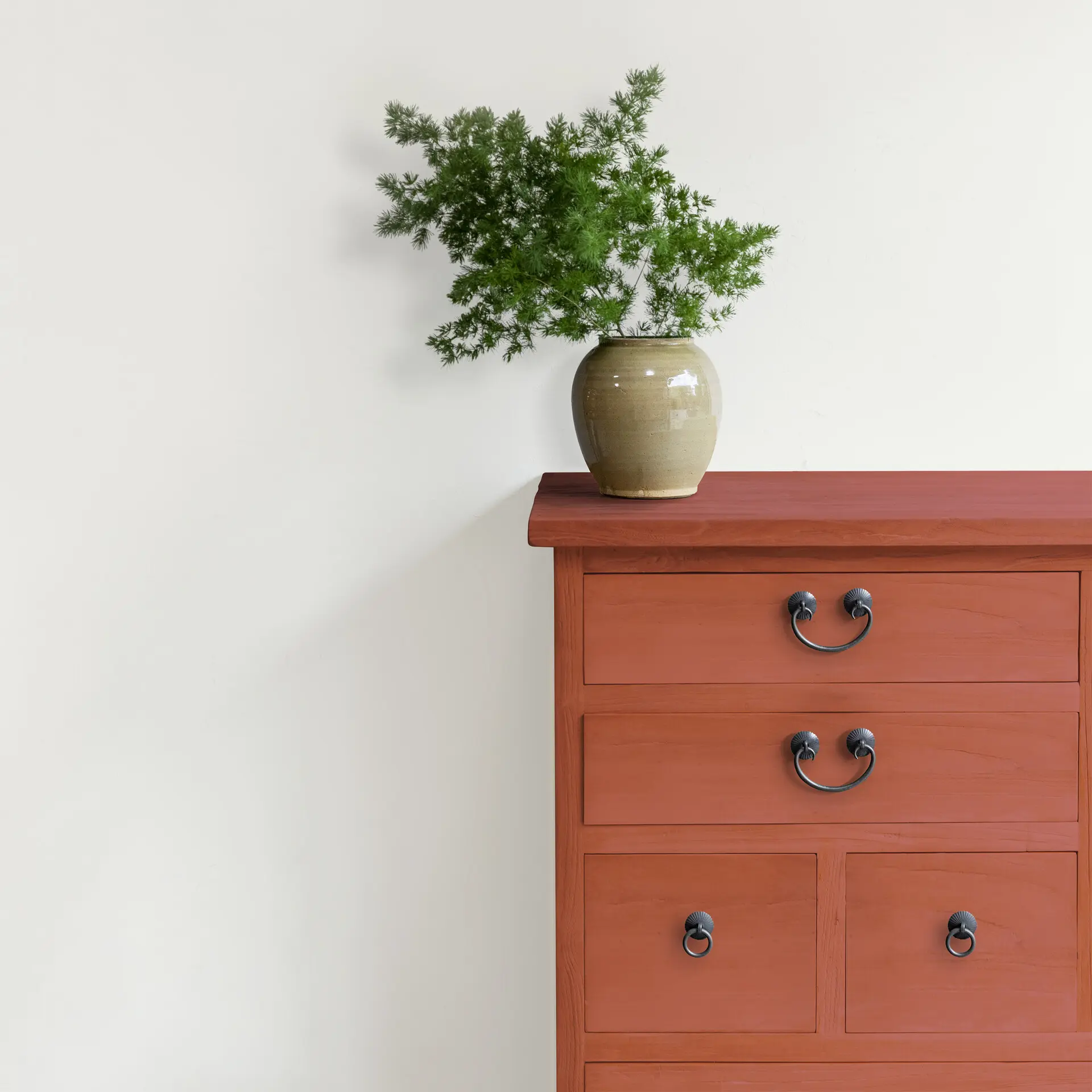 meuble rouge