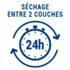 Séchage entre 2 couches 24h